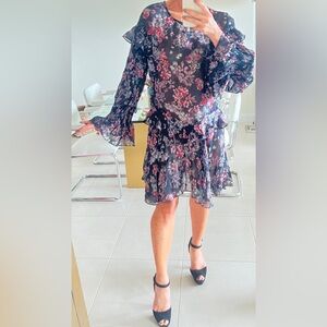 IRO Dress French Sizing: 36 converts to US size 4